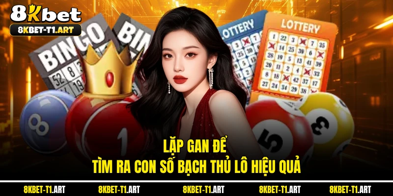 Lặp gan để tìm ra con số bạch thủ lô hiệu quả 